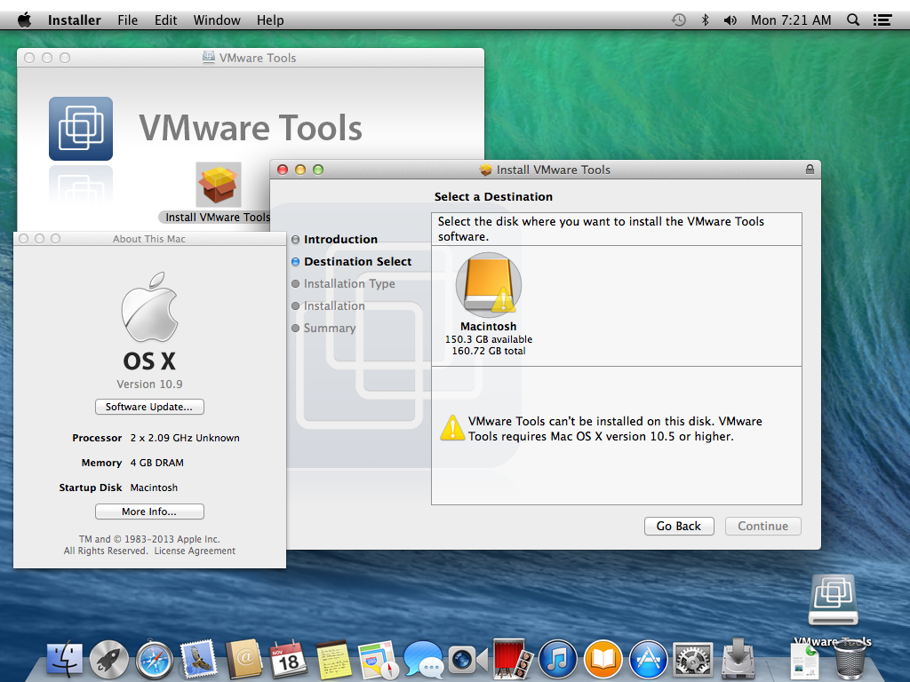 vmware mac os x on windows 10 amd